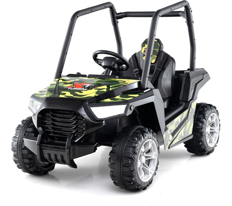 24v Voiture Électrique Enfant Avec Télécommande Et 3 Vitesses, Charge 30kg Pour 3-8 Ans (vert)