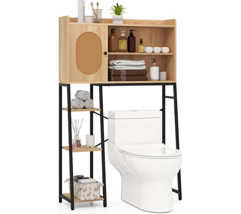 Armoire De Rangement Au-dessus Des Toilettes, Organisateur De Salle De Bain, Meuble Wc