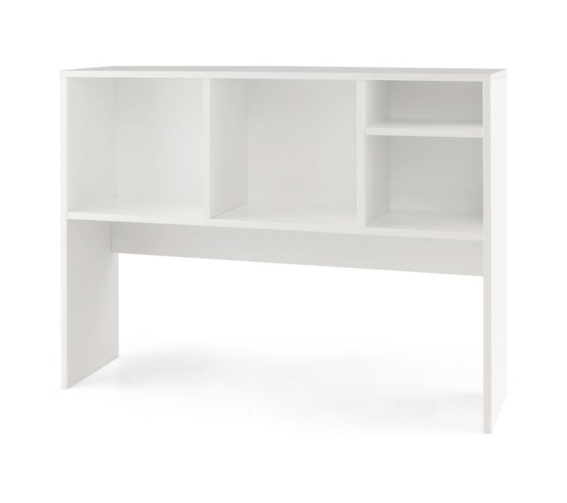 Étagère De Bureau En Bois, Bibliothèque De Bureau, Etagère à Poser Sur Le Bureau(blanc)