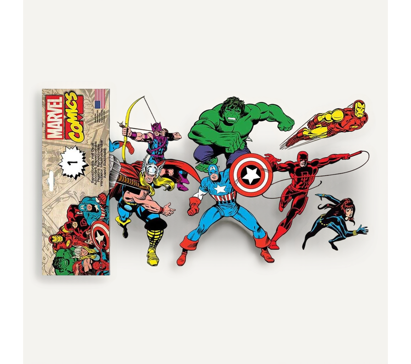 Stickers Repositionnables Marvel Comics Classic - Marvel Comics Classic
