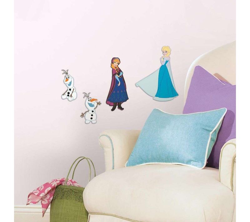Stickers Repositionnables La Reine Des Neiges En Relief 3d - La Reine Des Neiges 3d