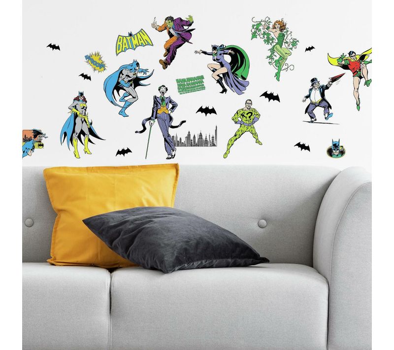 Stickers Muraux Les Méchants De Batman Dc