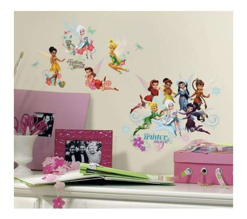Stickers Repositionnables La Fée Clochette Et Ses Amies, Personnages Disney - Disney Fées