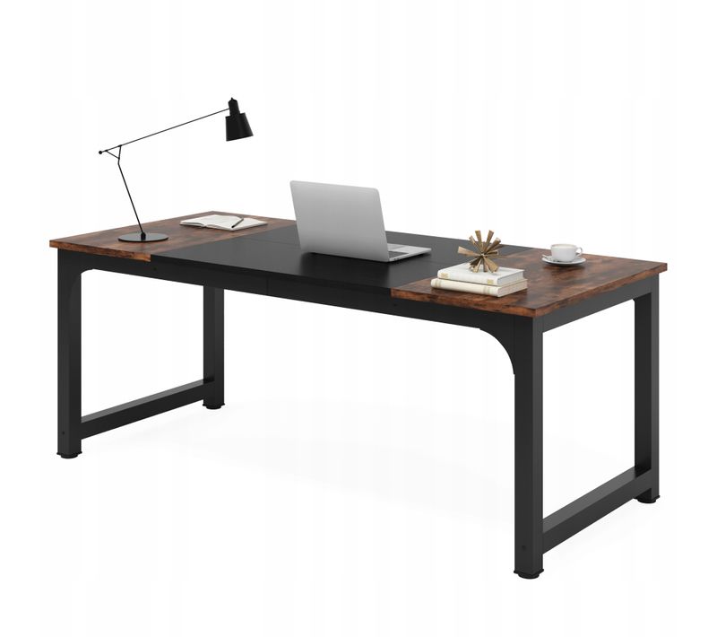 Bureau Pour Ordinateur Portable, Poste De Travail Pour Bureau, 180 X 80 X 75 Cm