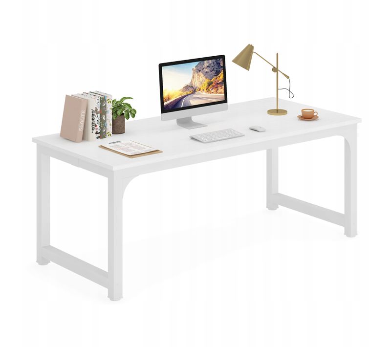Bureau Pour Ordinateur Portable,table, Bureau D’étude Pour Le Télétravail, Blanc