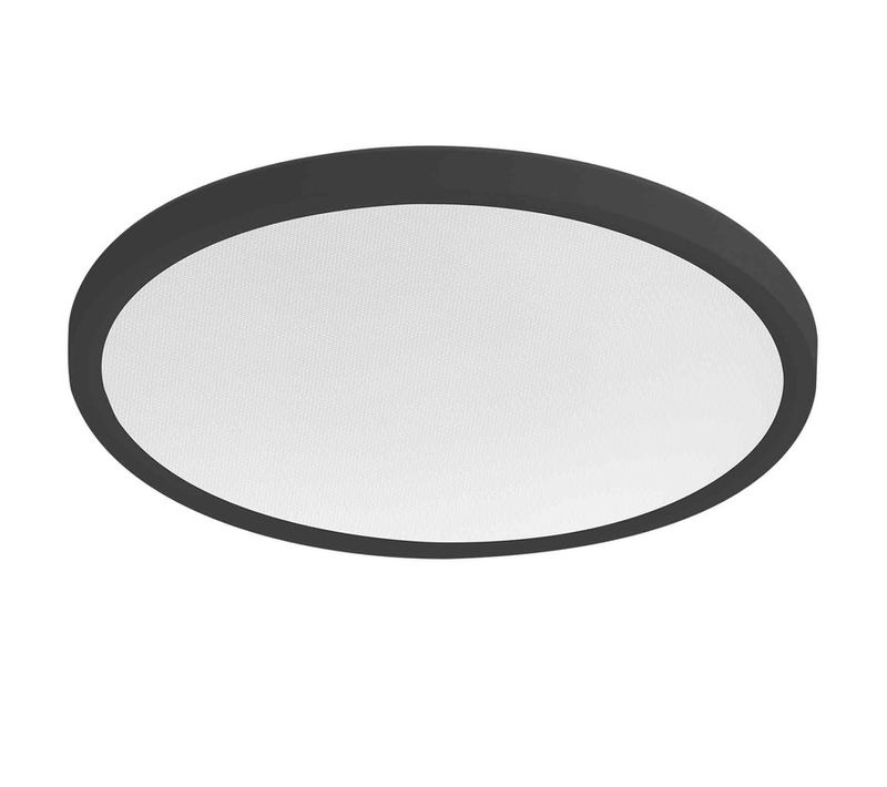 Plafonnier LED Salle De Bain Plat 30cm 24w Rond  Plafonnier Cuisine Non-variable