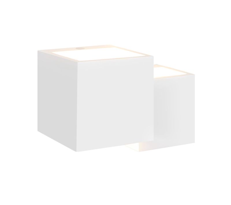 Applique Murale Intérieure G9 - Lampe Moderne En Plâtre Blanc Pour Chambre Escalier Couloir