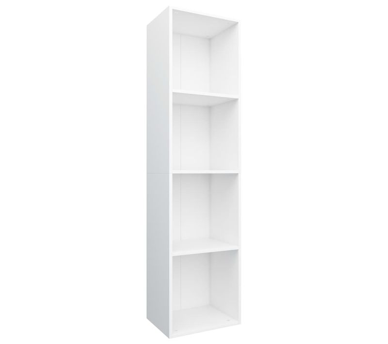 Bibliothèque/meuble TV Blanc 36x30x143 Cm Bois D'ingénierie
