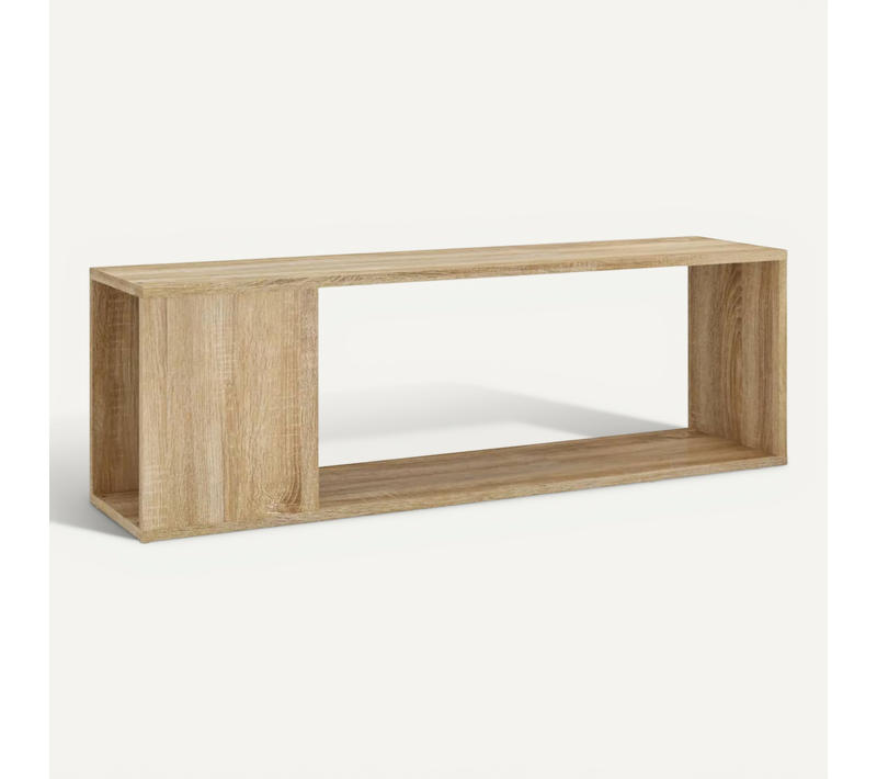 Meuble TV Chêne Sonoma 100x24x32 Cm Bois D'ingénierie