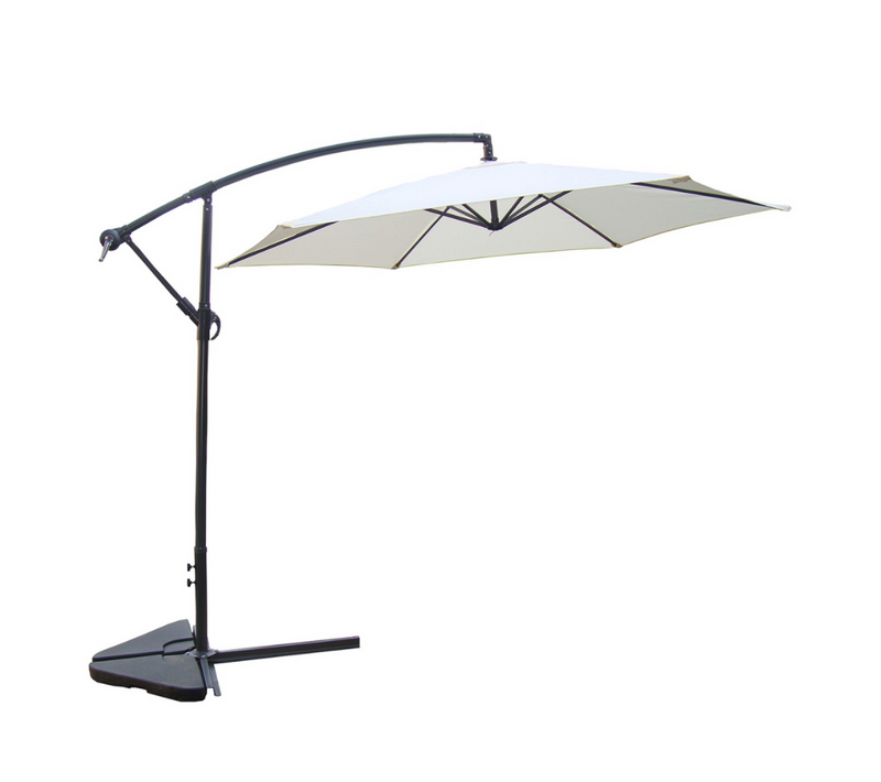 Porticcio - Parasol Déporté Octogonal Ø 300 Cm Écru