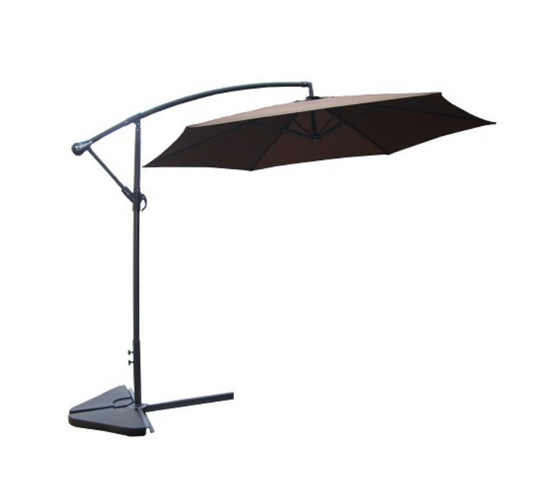 Porticcio - Parasol Déporté Octogonal Ø 300 Cm Marron