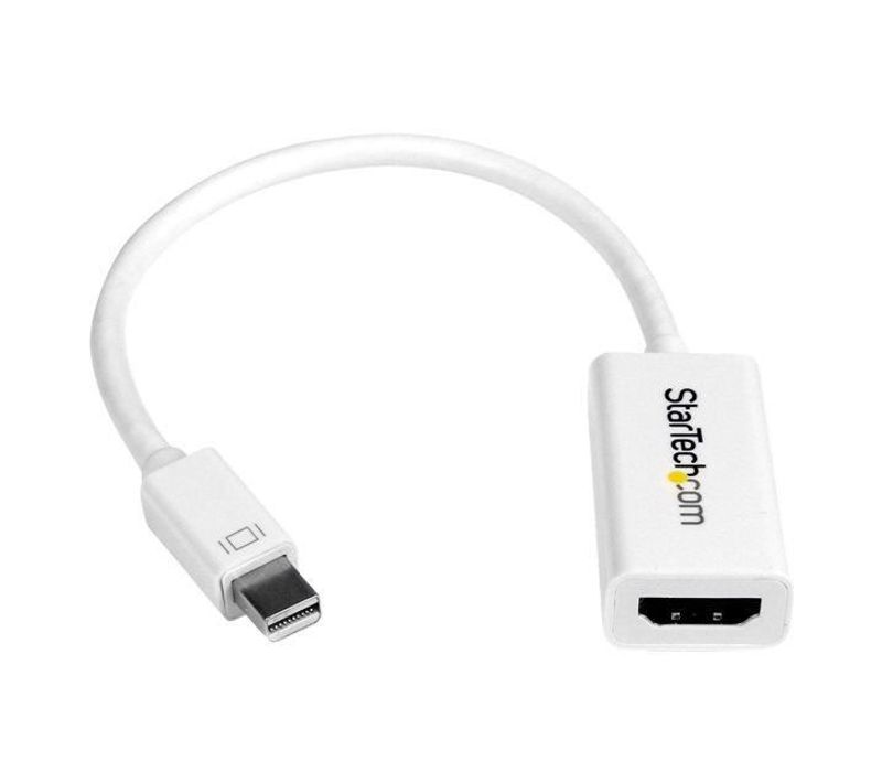 Adaptateur Actif Mini Displayport 1.2 Vers Hdmi 4k Pour Macbook Compatible Mini Dp M / F Blanc