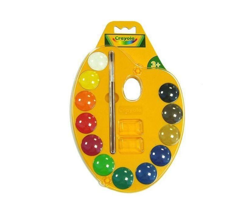 Crayola - Palette De Peinture Lavable - Peinture Et Accessoires