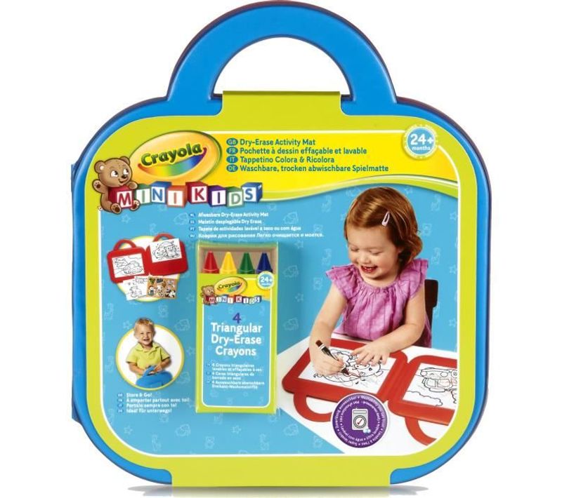 Mini Kids Mon 1er Pupitre Effaçable A Sec (pochette A Dessin) Coloriage Pour Enfant Et Tout Petit