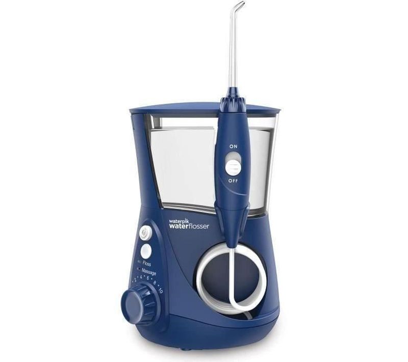 Hydropulseur De Comptoir Ultra Professional - Bleu, 10 Niveaux, 7 Embouts