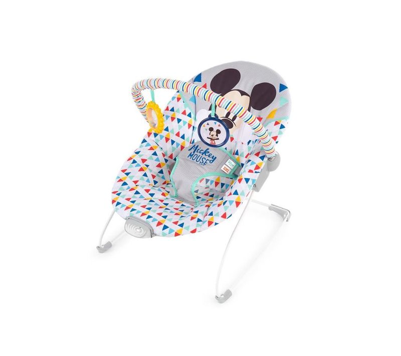 Disney Baby - Mickey Transat Avec Siege Vibrant Happy Triangles - Garçon Et Fille