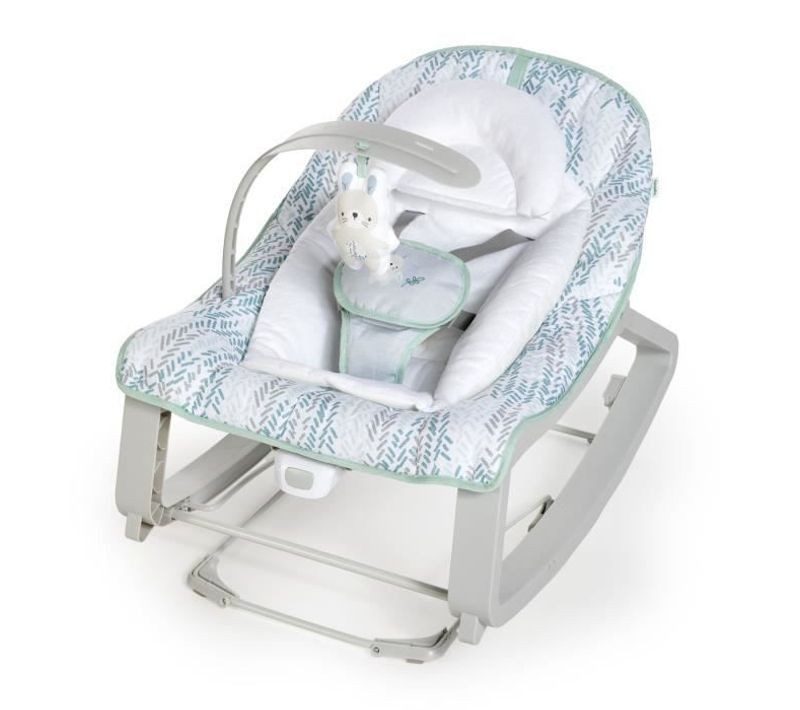 Transat Bébé à Bascule Évolutif Keep Cozy Spruce 3 Positions: Arche Avec Jouets Amovibles, 0m+