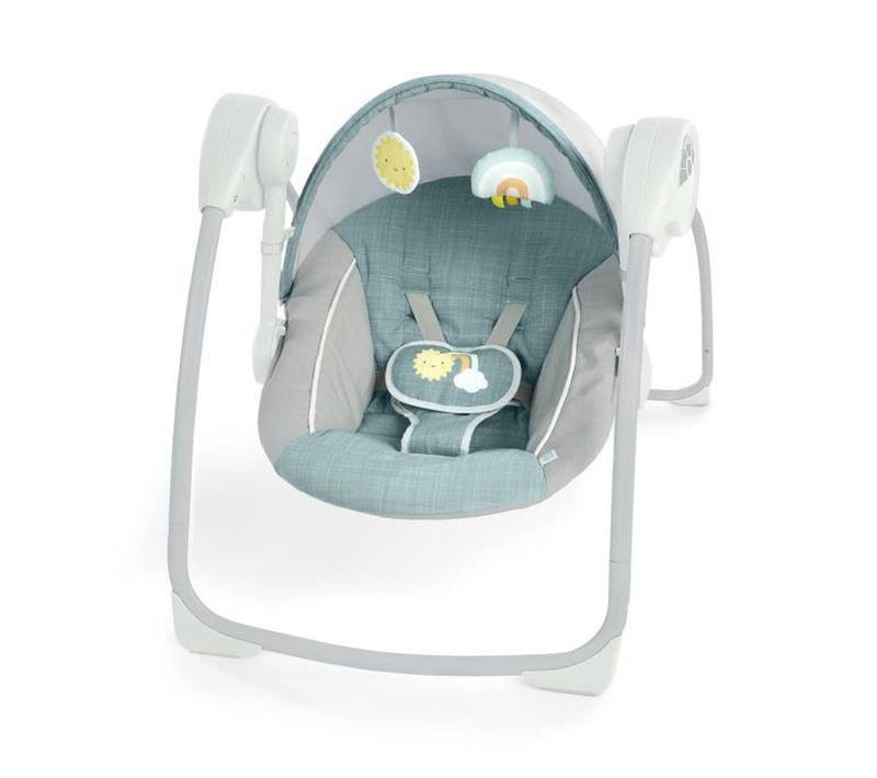 Balancelle Compacte Avec Auvent — 6 Vitesses Truespeed, 2 Positions Et 2 Jouets