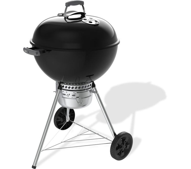 Barbecue Charbon Weber Original Kettle 57 Cm Noir, Thermomètre One-touch