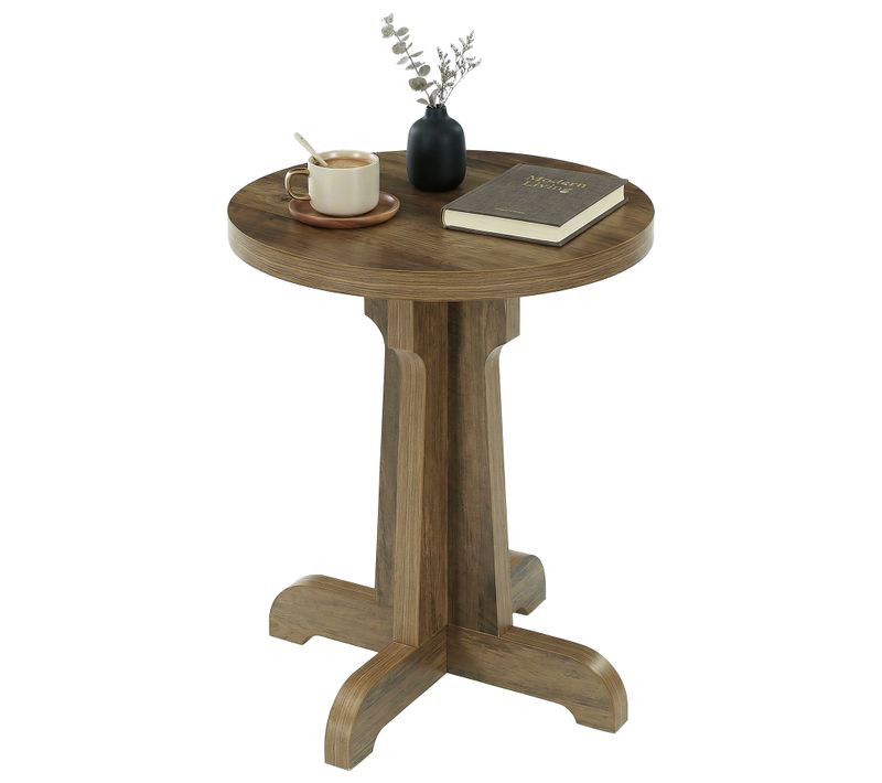 Table Ronde De 60 Cm Pour 2 Personnes, Idéale Pour Salle à Manger, Bar, Café Ou Petit Appartement