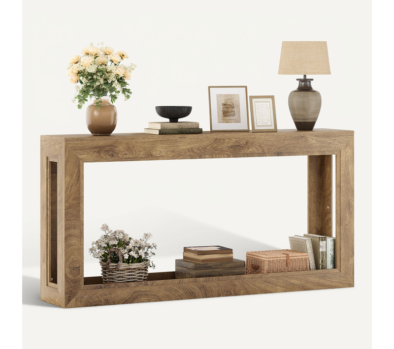 Console Étroite De 160 Cm, Table D'appoint Longue Derrière Le Canapé, Table D'entrée Moderne