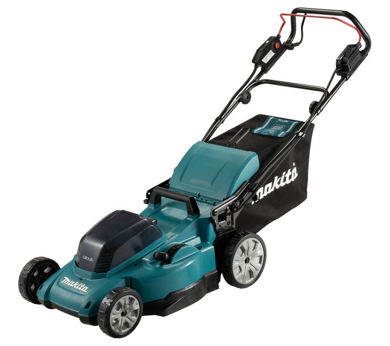 Tondeuse Tractée Lxt 36v (2x18v) 48cm + 2 Batterie 5.0ah + Chargeur - Makita - Dlm481ct2