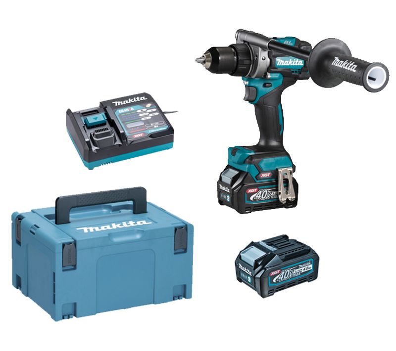Perceuse-visseuse 40v + 2 Batteries 2.5ah + Chargeur + Makpac - Makita - Df001gd201
