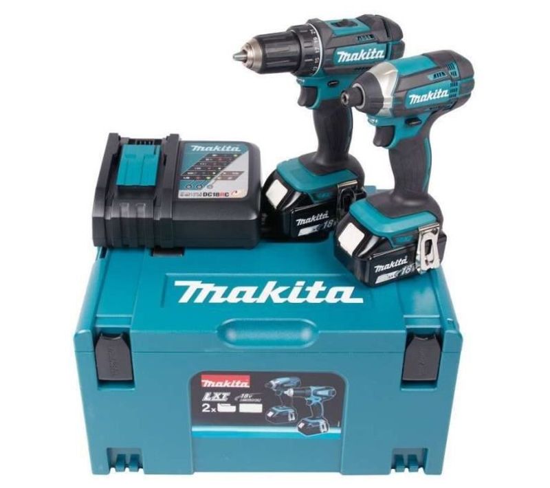 Combopack 2 Outils 18v Perceuse Dhp482 Et Visseuse Dtd152 (2x5,0 Ah) - Dlx2131tj