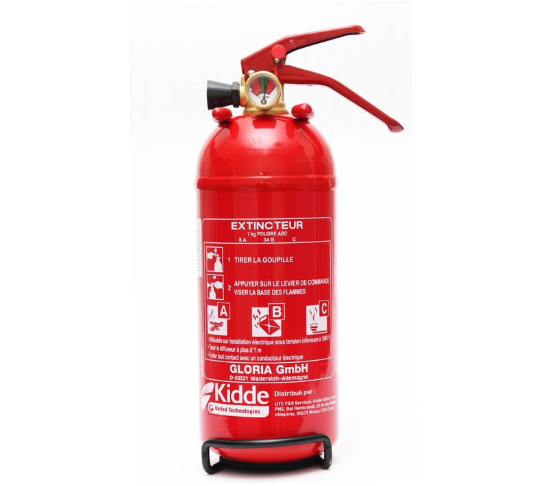 Extincteur Polyvalent 1kg Abc - Kidde