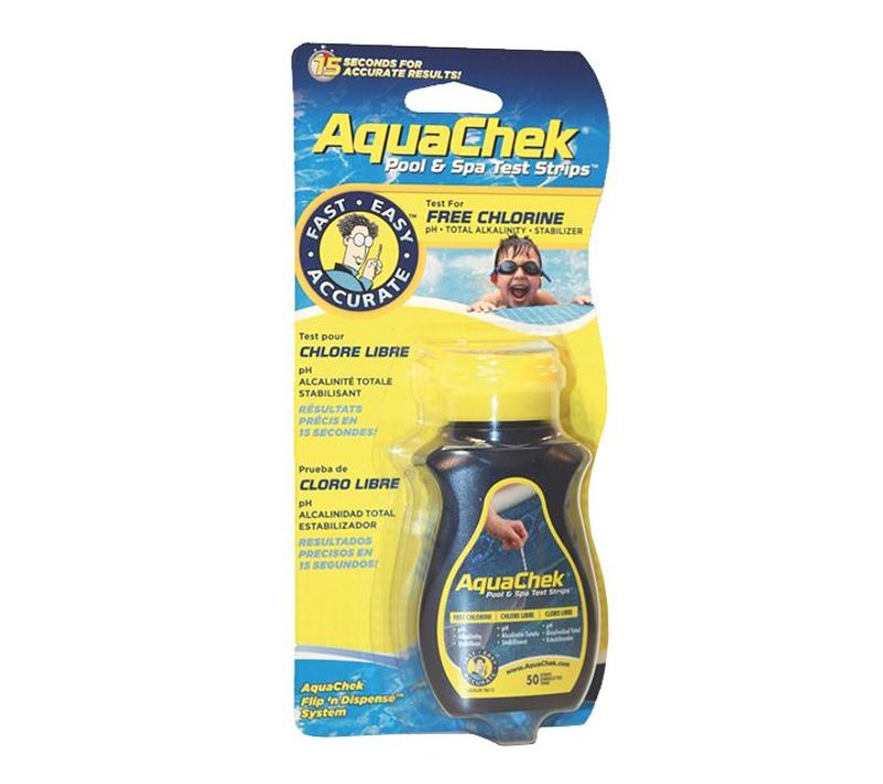 50 Bandelettes Test Pour Chlore Libre Aquaclph
