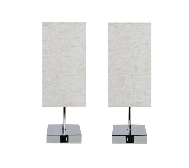 Lampe De Chevet Tactile à Intensité Variable E27 Avec Fonction De Chargement USB LED Modifiable