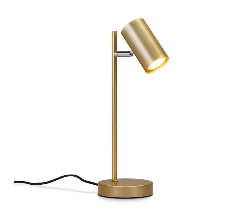 Lampe De Chevet Lampe De Table De Salon Or Pivotante 350° Gu10 Or En Métal Bureau