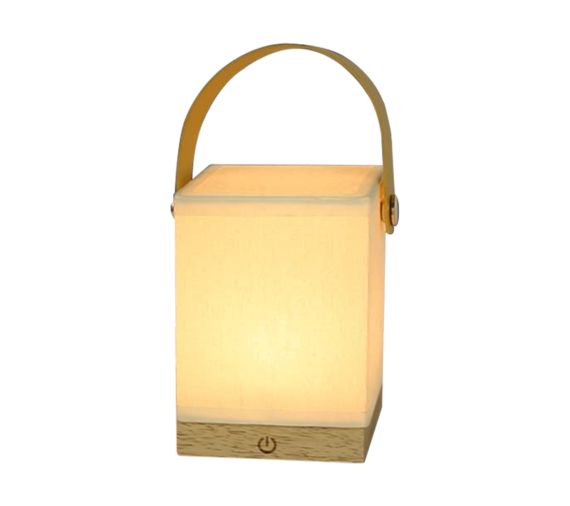 Lampe De Chevet Touch LED Lampe De Table - Dimmable Cadeau Avec USB Batterie Rechargeable Tissu