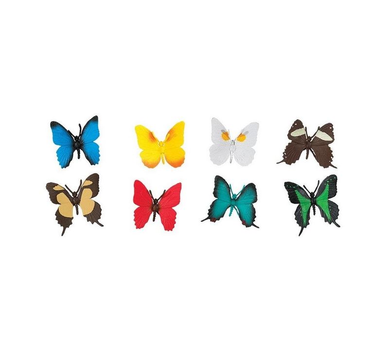 8 Figurines Papillons