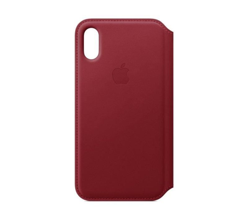 Étui Folio En Cuir Pour iPhone xs - (product)red