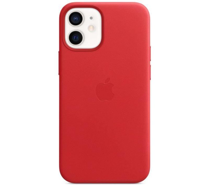 Coque En Cuir iPhone 12 Mini Avec Magsafe - (product)red