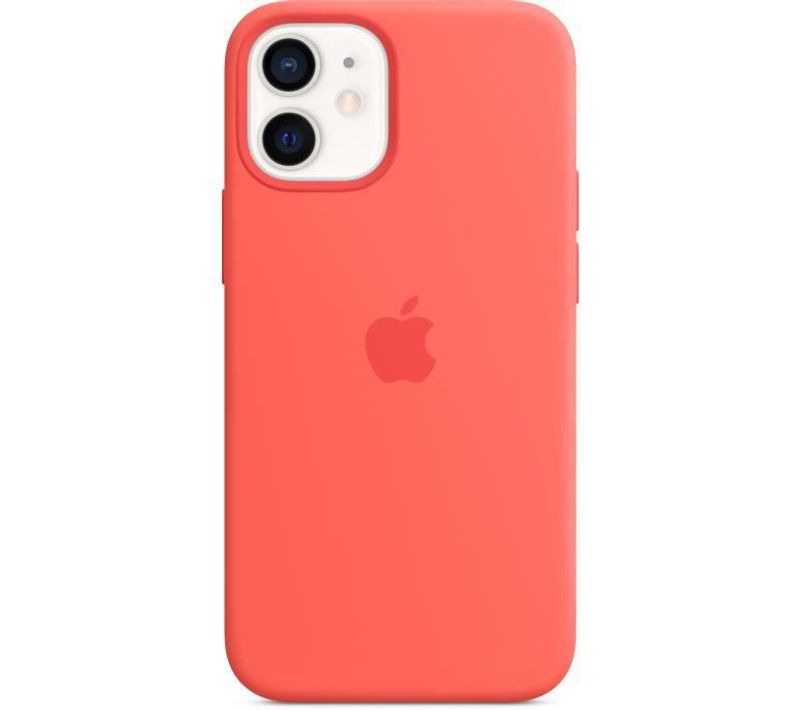 Coque En Silicone iPhone 12 Mini Avec Magsafe - Pamplemousse