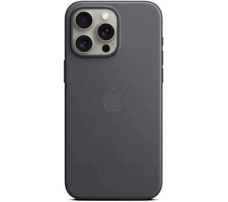 Coque Et Étui Téléphone Mobile Apple Coque En Tissage Fin Avec Magsafe Pour iPhone 15 Pro Max - Noir