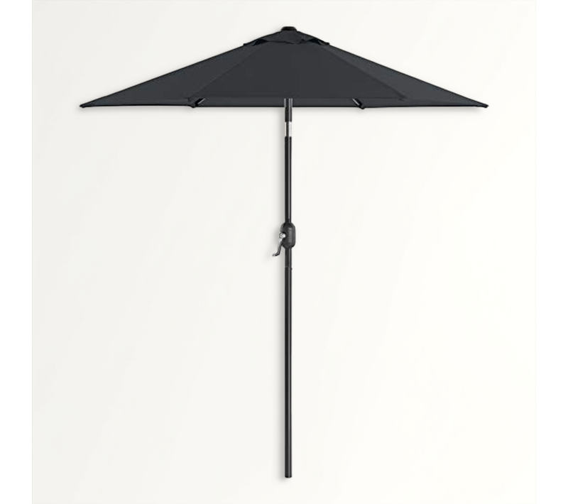 Parasol De Jardin 2 M, Ombrelle, Protection Upf 50+, Mât Et Baleines En Métal, Inclinable