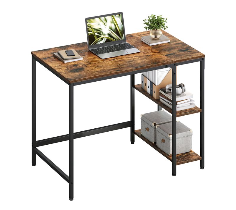 Bureau Informatique, Avec étagère à 2 Niveaux, à Gauche Ou à Droit