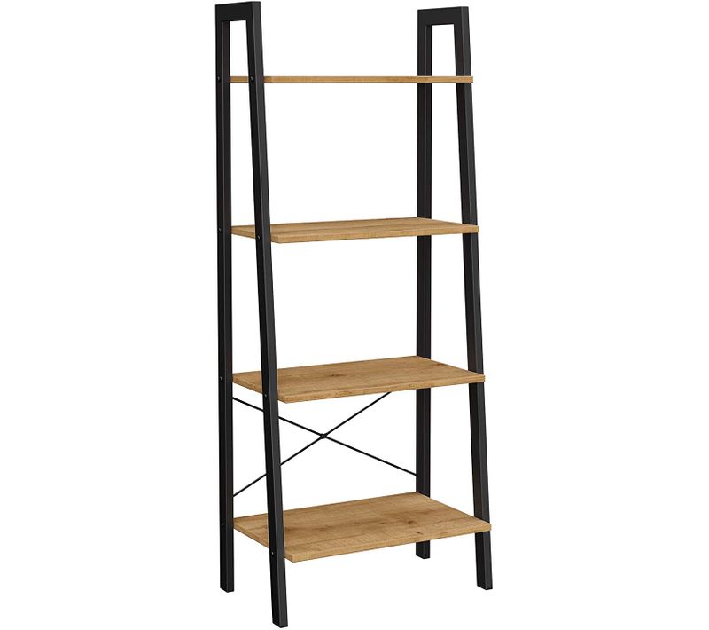 Meuble De Rangement, Étagère Échelle,cadre En Métal, Montage Facile, Pour Salon, Chambre, Cuisine