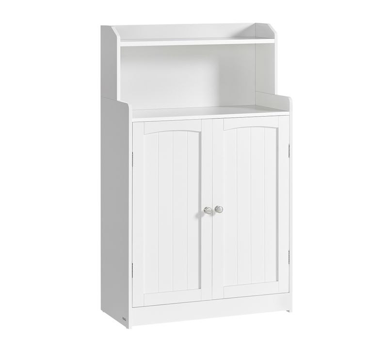 Meuble De Salle De Bain, 30 X 60 X 100 Cm, Blanc Nuage