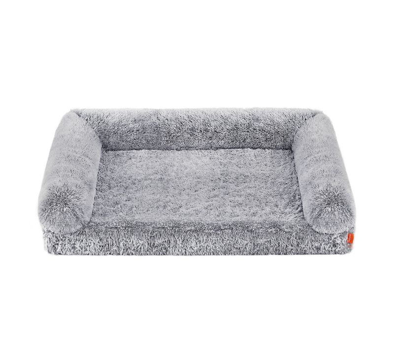 Panier Pour Chien, Taille XXL, Pour Chiens De Grande Taille, 122 X 85 X 19 Cm, Gris Ombré