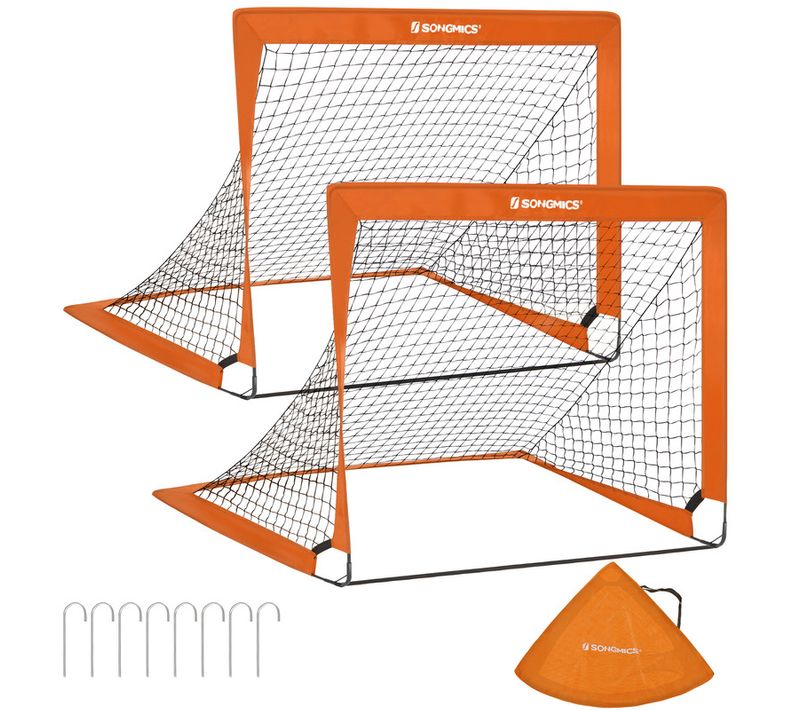 Lot De 2, Cage De Football Pour Enfants, Pliable, Filet De Football, Montage Rapide
