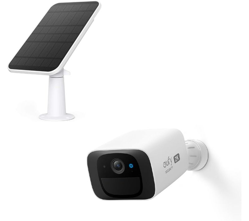 Eufy Caméra De Sécurité Eufycam  Solocam C210 + Solar Panel, Wifi Exterieure Sans Fil