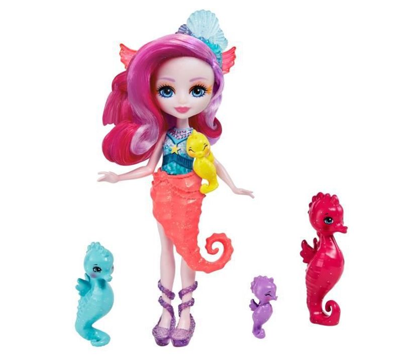 Enchantimals - Famille De Sedda Hippocampe - Poupée