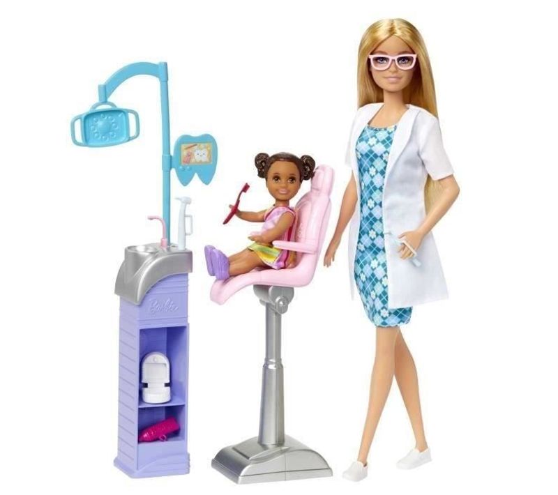 -métiers-coffret Poupée Dentiste Et Accessoires Hkt69