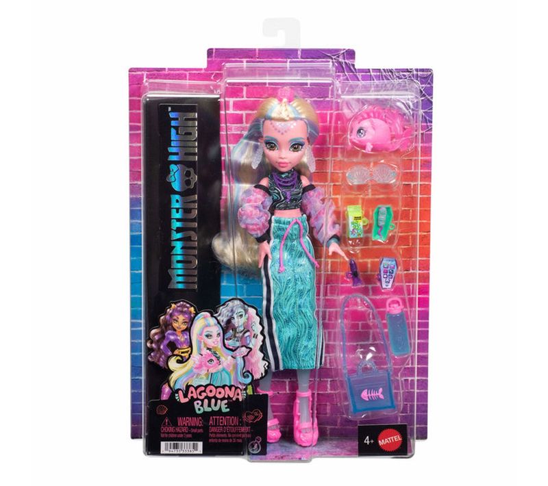 Poupée Lagoona Blue 28,6 Cm Avec 7 Accessoires Et Animal Neptuna