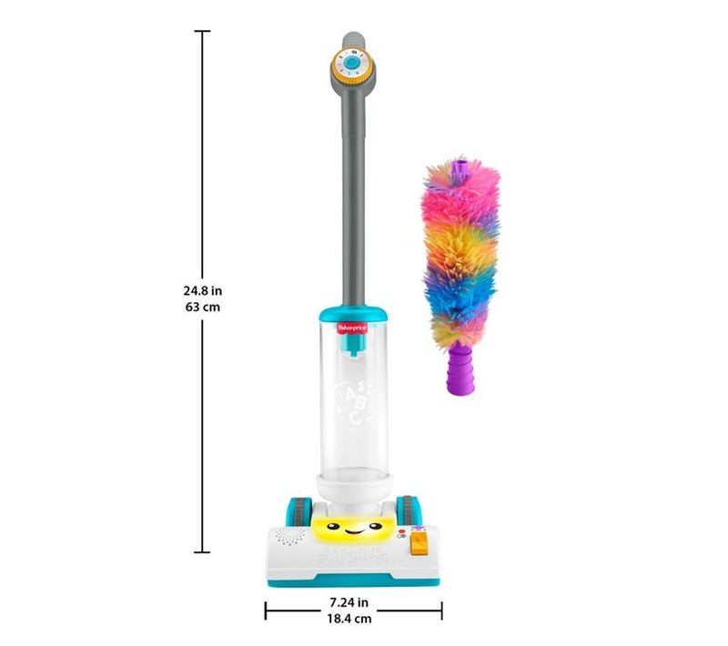 Aspirateur Jouet 2-en-1 Pour Tout-petits - Plumeau Amovible, Lumières et Musiques