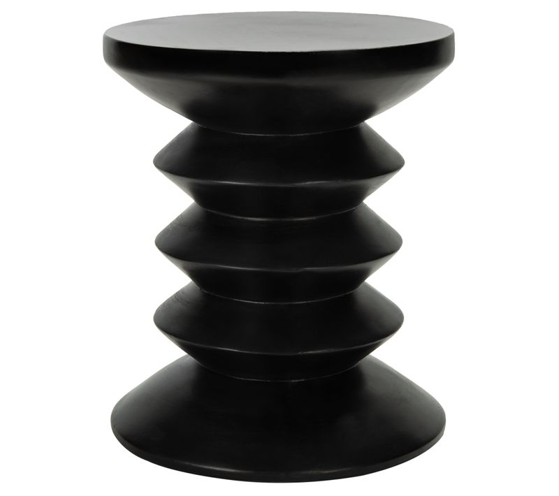 Table D'appoint Pour L'exterieur Benaya Noir Beton 38 X 38 X 45 Cm